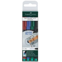 Faber-Castell MULTIMARK 1513 F permanent 4er Set
