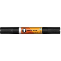 Molotow One4All Acrylic Twin signalschwarz, Doppelspitze, wasserfest