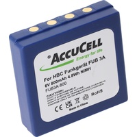 AccuCell 800mAh Akku passend für HBC Funkgerät FUB 3A