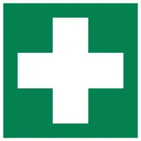SOENNECKEN Hinweisschild Erste Hilfe langnachleuchtend 200x200mm PVC