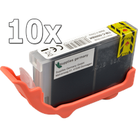 Ampertec 10 Ampertec Tinten ersetzt Canon BCI-6BK schwarz