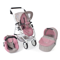 Bayer Chic 2000 3 In 3in1 Puppenwagen-Set bestehend aus