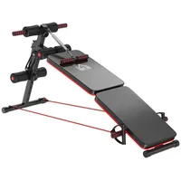 Homcom Multifunktionale Trainingsbank schwarz/rot