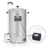 Klarstein Brauheld Pro Maischekessel 3300W 45L 30-100°C Umwälzpumpe Edelstahl