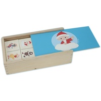 Trötsch Verlag Holz-Domino "Unser Sandmännchen und seine Freunde" (Kinderspiel)