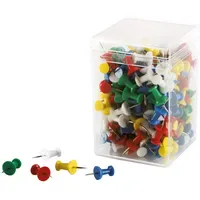 Magnetoplan Pinnnadeln farbsortiert, 200 Stück