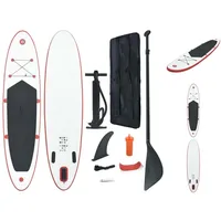 VidaXL Stand Up Paddle Board SUP Aufblasbar Rot und