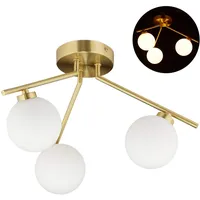 Relaxdays Deckenlampe Globi (GU10)