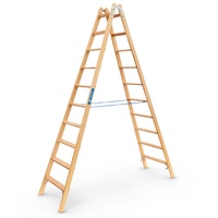 ZARGES Crestastep B - Holz-Stufenleiter 2 x 10 Stufen