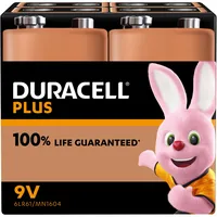 Duracell Plus 9V (MN1604/6LR61) ML BP4 Block Batterien E-Block