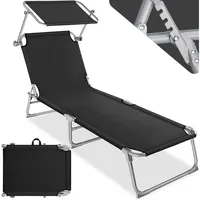 Tectake Gartenliege Viktoria 190 x 68 x 28 cm