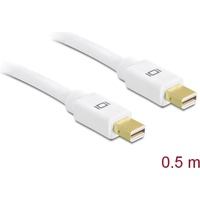 DeLock Mini DisplayPort - mini DisplayPort Weiß