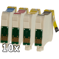 Ampertec kompatibel zu Epson T1285 CMYK 10er Pack