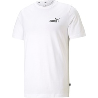 Puma Essentials Small Logo T-Shirt Herren white L