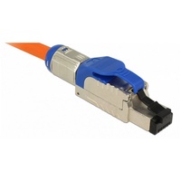 DeLock - RJ-45 Stecker feldkonfektionierbar Cat.8.1 blau,