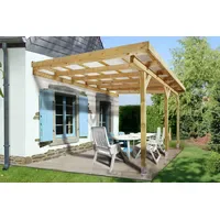 Weka Terrassenüberdachung 671 514 x 271 x 306 cm