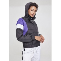 URBAN CLASSICS 3-tone Padded Parka Black / Violet /