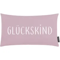 Magma Heimtex Kissen Glückskind rosa 30 x 50 cm)