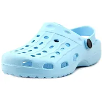 Playshoes Unisex-Kinder EVA Clogs, Badeschuhe, Gartenschuhe Pantoletten Türkis (türkis