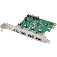 MicroConnect USB-Adapter - USB 3.0 4 port PCIe 2.0
