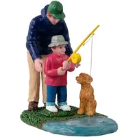 Lemax - His First Fishing Lesson