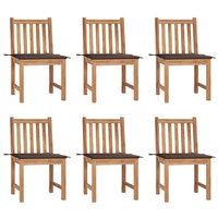 VidaXL Gartenstuhl 48 x 49 x 25,5 cm braun