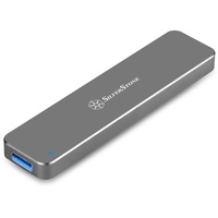 Silverstone SST-MS09C - Externes SATA zu M.2 SSD-Gehäuse, USB