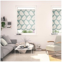 Lichtblick Plissee Moving Rainbow 60 x 130 cm grün/weiß