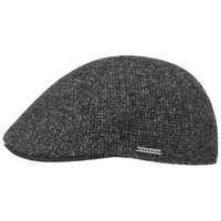 Stetson Texas Wool Schnabel Flatcap Anthrazit (32) (60-61 cm)