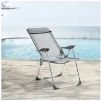 [en.casa] Gartenstühle, Errenteria 2er Set Campingstuhl 109 x 57