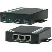 Roline HDMI Extender über TP, Cat.5/6, kaskadierbar, 100m