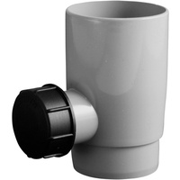 Marley Regensammler mit Überlaufstopp DN 53 Grau