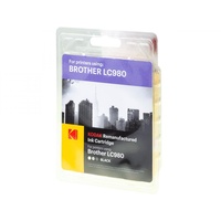 Kodak Bro. DCP145C Tinte Blk LC980Bk 250 Seiten 9ml