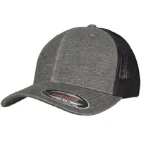Flexfit Retro Trucker Melange Cap Khaki/Black Mesh, S/M