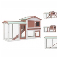 VidaXL Kleintierkäfig Großer Kaninchenstall 145 x 45 x 84