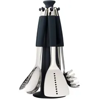 Joseph Joseph Elevate Küchenutensilien 6-teiliges Set mit drehbarem Ständer
