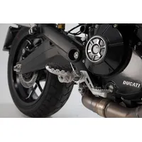 SW-Motech EVO Fußrasten-Kit - Silber/Schwarz