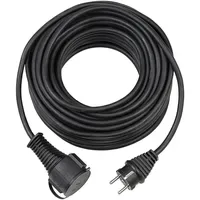 Brennenstuhl Gummi-Verlängerungskabel IP44 5 m schwarz H05RR-F 3G1,5