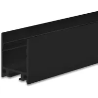 Fiai IsoLED LED Aufbauleuchtenprofil HIDE SINGLE 2m Aluminium schwarz
