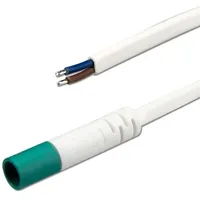 ISOLED Mini-Plug Anschlussfassung female, 1m, 2x0.75, IP54, weiß-grün, max.