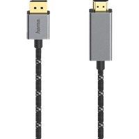Hama DisplayPort-Stecker auf HDMI-Stecker, Kabel, 1,5 m