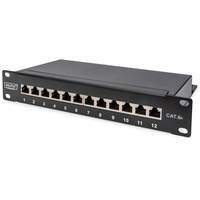 Digitus DN-91612S-EA - Cat.6A Patch Panel geschirmt, 12-Port, 1HE,