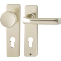 HOPPE Kurzschildgarnitur London 54/227K/202KP/AP/113 Alu.F2 PZ Wechselgrt.