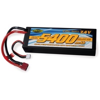 CARSON 7.4V/5400mAh 60C LiPO Race Akku T-Pl. HC (500608234)