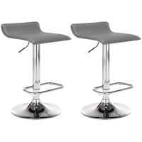 CLP 2er Set Barhocker Dyn grau