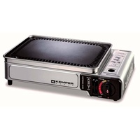 Kemper Plancha im Koffer - tragbarer Gasgrill ohne Gasflasche