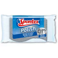 Spontex Polish Edelstahlputz Scheuerschwamm ideal für Edelstahltöpfe