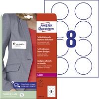 Avery Zweckform Namensetiketten L4881-20 weiß 65,0 x 65,0 mm