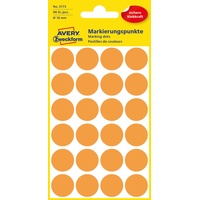 Avery Zweckform Klebepunkte 3173 leuchtorange Ø 18,0 mm, 96