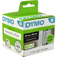 Dymo 99018 (S0722470) weiß, 38 x 190mm, 110 St.